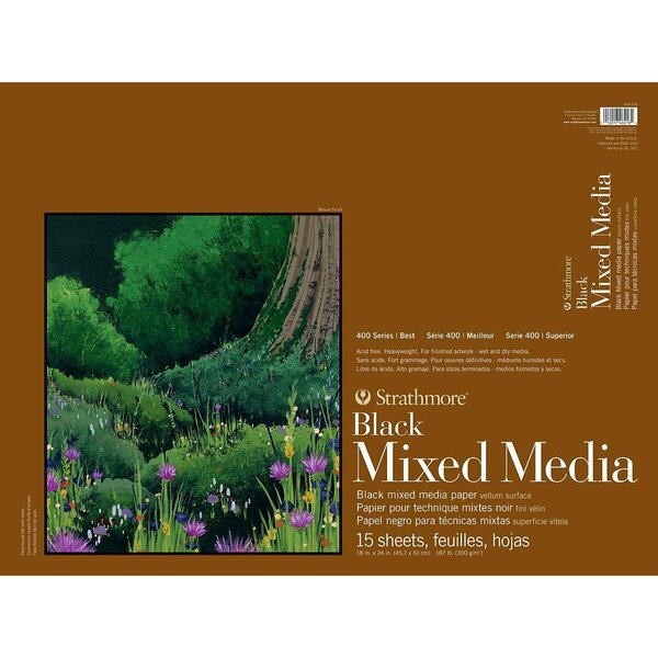 Strathmore 15 SHEETS -MIX MEDIA BLCK 18X24 62462518